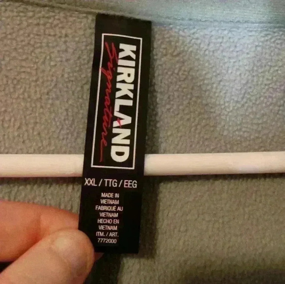 KIRKLAND Fleece Teal Fall Winter Casual signature jacket (#522) - Picture 3 of 6